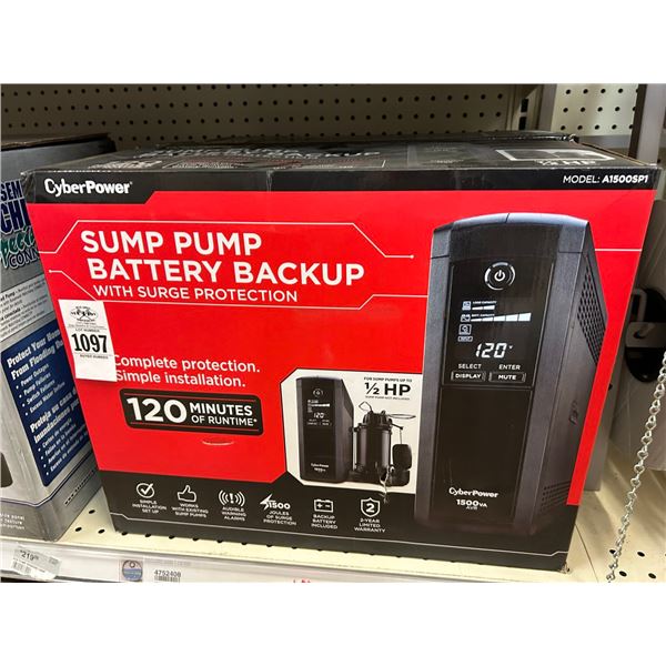 Cyber Power Sump Pump Battery Backup