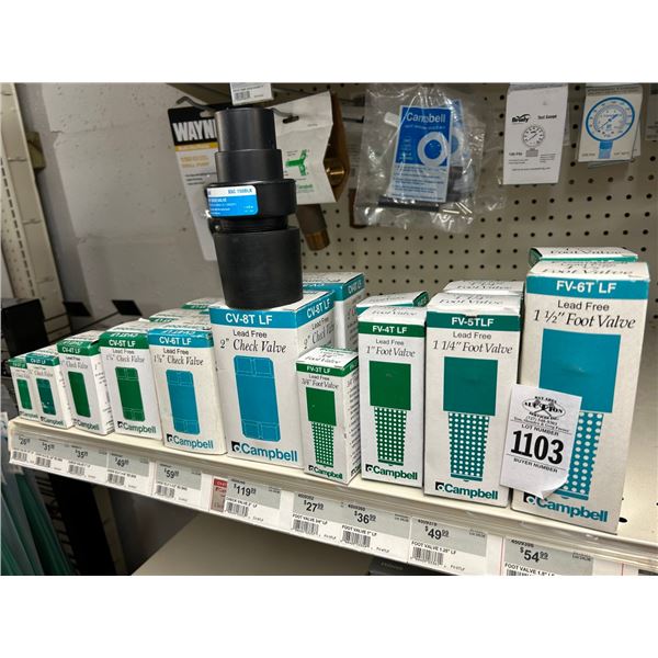 Campbell Asst. Check Valves