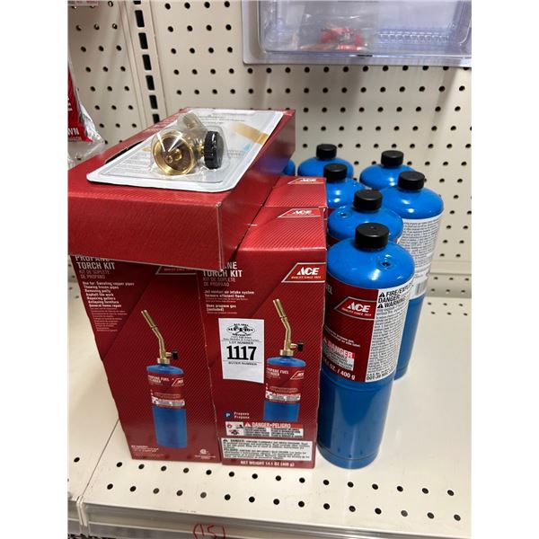 Propane Torch Kits, Bottle, Heads