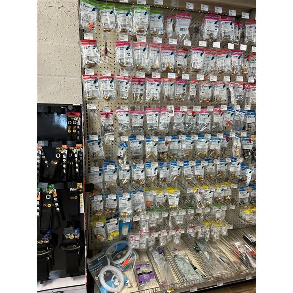 Shark Bite, Asst. Plumbing Valves/Accessories - On Shelf Bottom Section