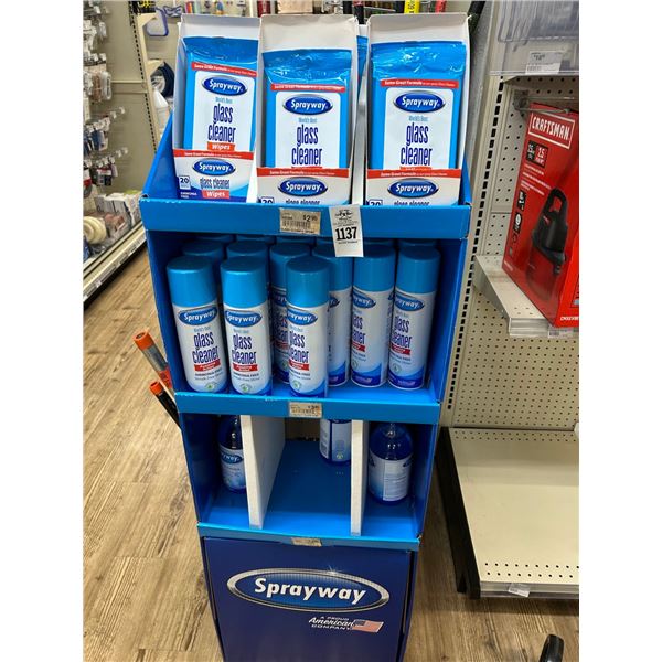 Spray Way Glass Cleaner w/Display