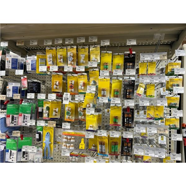 Asst. Fuses, Fuse Tools on Pegs