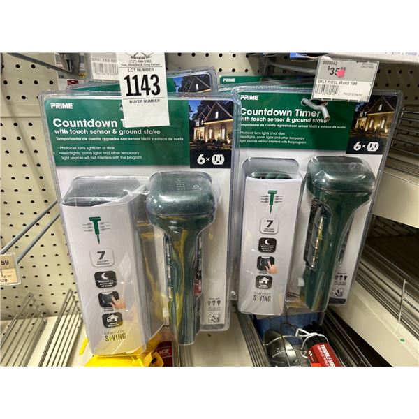 6-Outdoor Coundown Timers - 6 X $