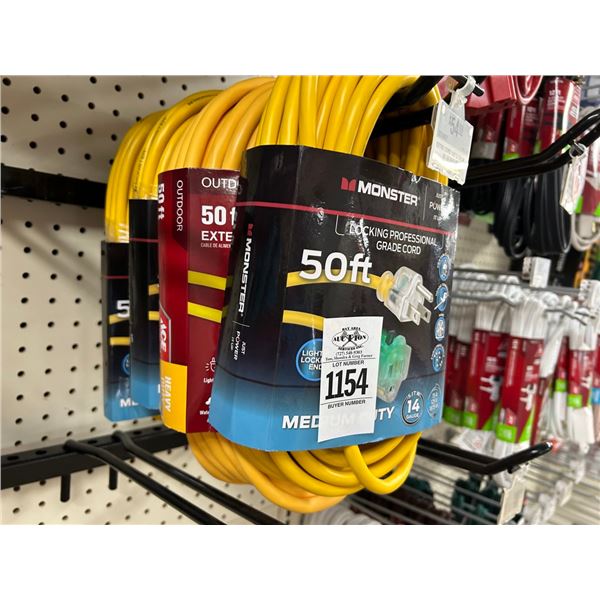 4-50'   Outdoor Ext. Cords - 4 X $