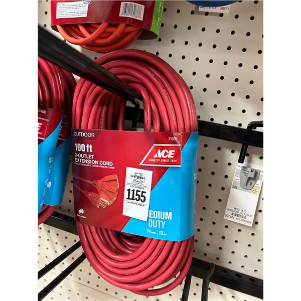 100'  3 Outlet Ext. Cord