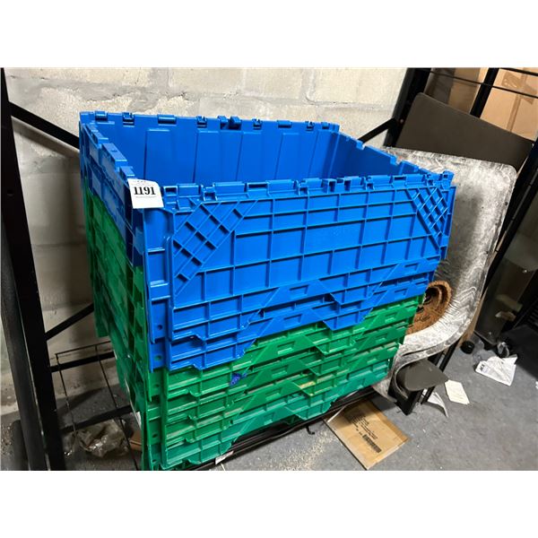 7-Plastic Storage Tote - 7 X $