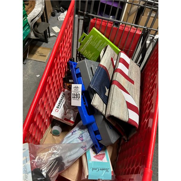 Flags, Root Beer, Retail Items in Basket - (Basket Not Included)