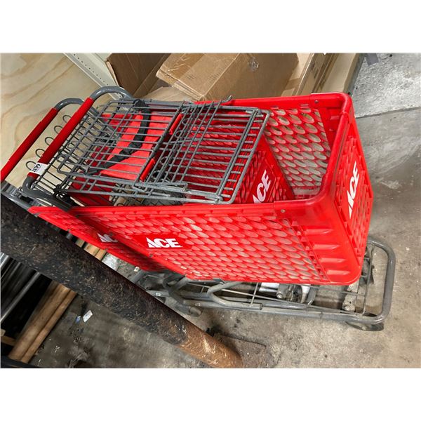 3-Red Ace Shopping Cart - 3 X $