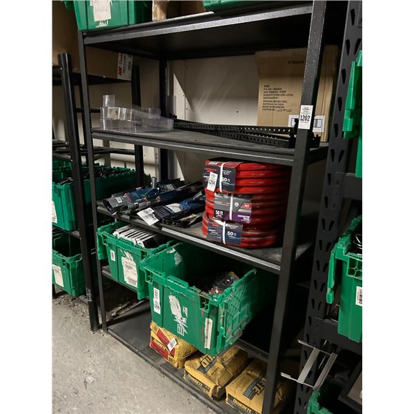 Black 5 Shelf Storage Rack