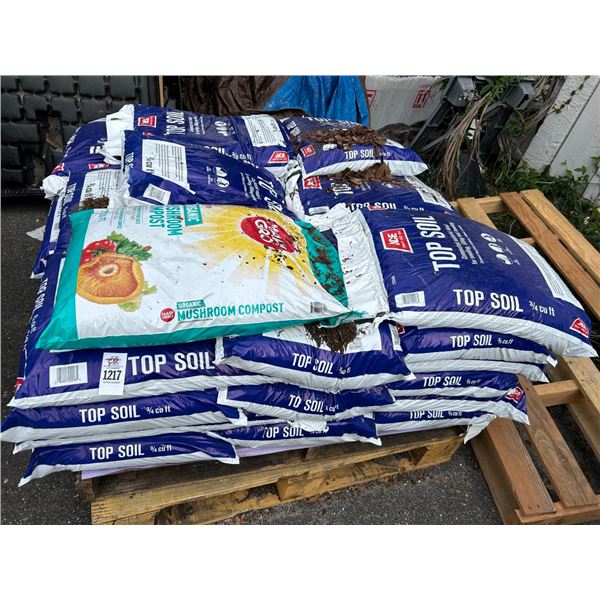 30-Top Soil 3 Qt.  Cubic Ft. Bags - 30 X $