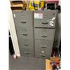 Image 6 : Desks, File Cabinets, Wingback Chair, Furniture in Office w/File Cabinets -