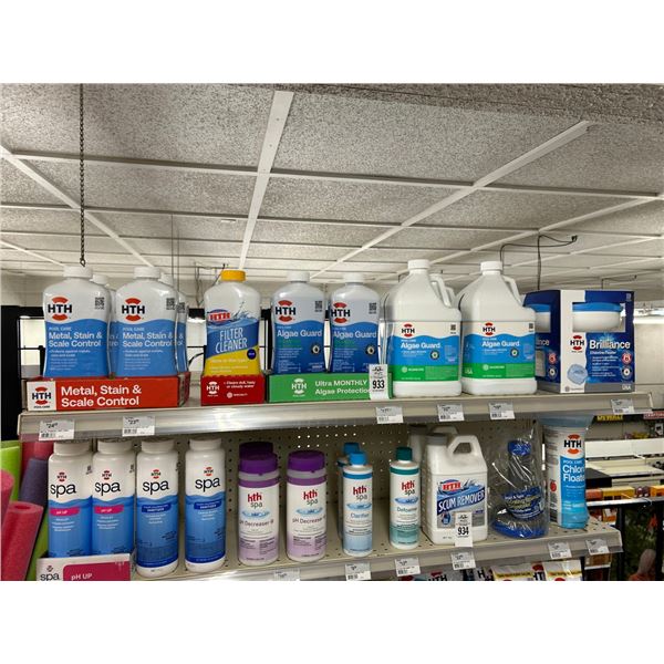 12-HTH Metal Stain/Scale Control, Filter Cleaner, Chlorine Floater - 12 X $