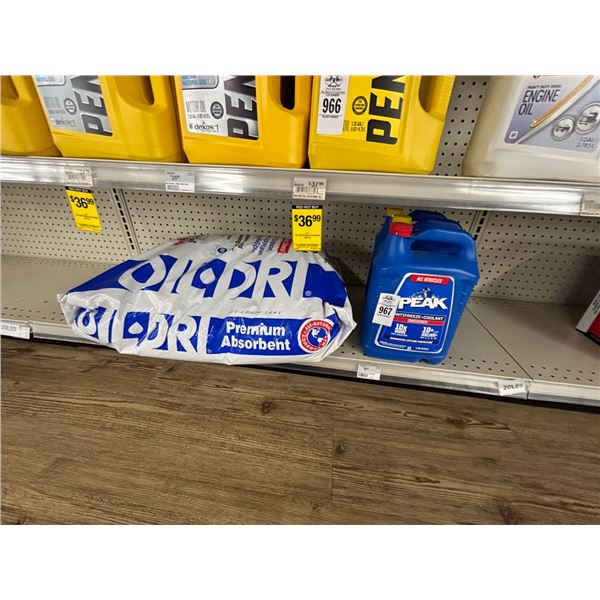 Peak Antifreeze, Coolant, Oil Dry Premium Absorbant