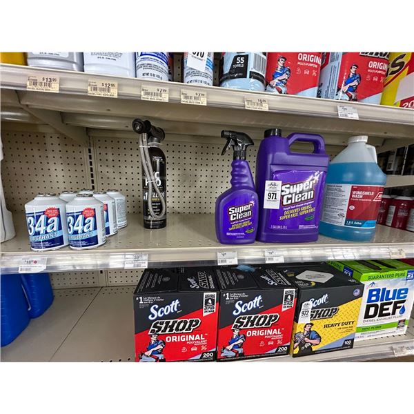 Asst. Lot Super Clean/Ace Cleaners 134A  Ref - 10