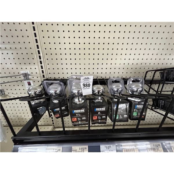 7-Reese Chrome Hitch Balls - 7 X $