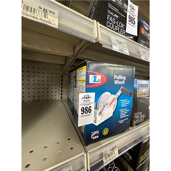 2-DL Pulling Winches - 2 X $