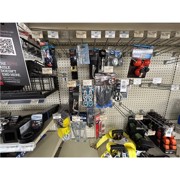 Asst. Curt/Keeper Locks, Bungee Cords, Pullers/Other Accessories