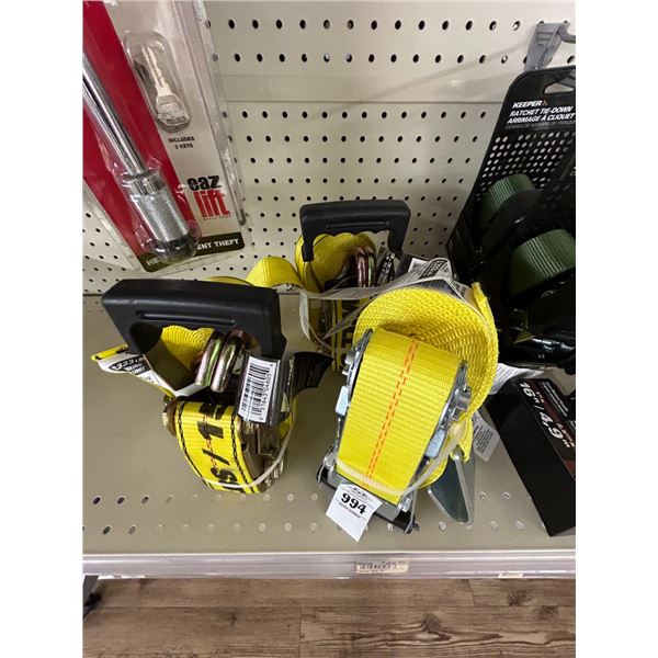 4-Lot of Tie Down Straps - 4 X $
