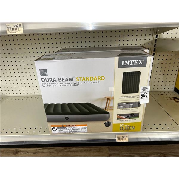 2-10'   Intex Air Mattress w/Battery Pump - 2 X $