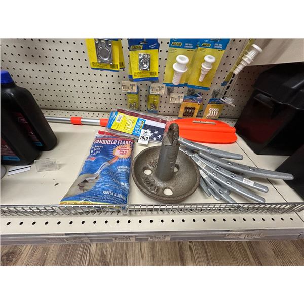 Asst. Sea Choice America Flag, Boat Cleats, Anchor, Flares, Paddle