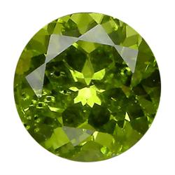 0.87ct Green Peridot Round  (GEM-13369)
