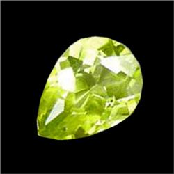 0.76ct Pear Green Peridot VVS (GEM-16867B)