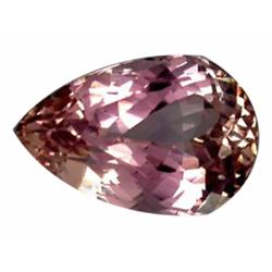 31ct Rare 100% Unheated Patroke Kunzite  FLAWLESS Appraisal Estimate $4650 (GEM-17312)