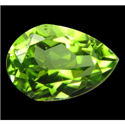 .75ct Pear Parrot Green Natural Peridot (GEM-14146B)