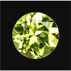 1.04ct Round Cut Top AAA Lemon Yellow Peridot  (GEM-15362)