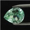 4.6ct Natural Deep Patroke Green Kunzite Pear VVS Appraisal Estimate $469 (GEM-18576)