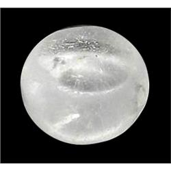 2.8ct Good Natural Round Cabochon White Aquamarine VS (GEM-2289A)