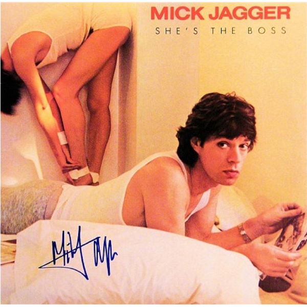 The Rolling Stones Mick Jagger signed She's The Boss album