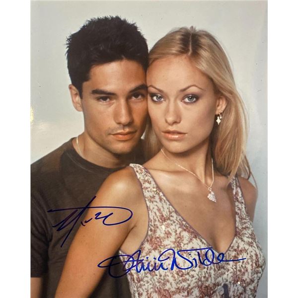 Skin Olivia Wilde and D.J. Cotrona signed photo