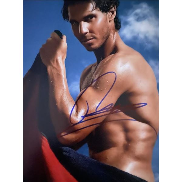Tennis legend Rafael Nadal signed photo