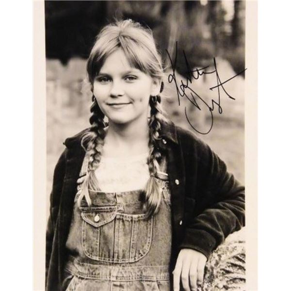 Kirsten Dunst signed portrait photo