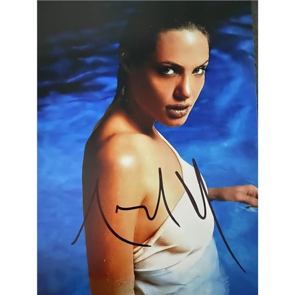 Tomb Raider Angelina Jolie signed photo