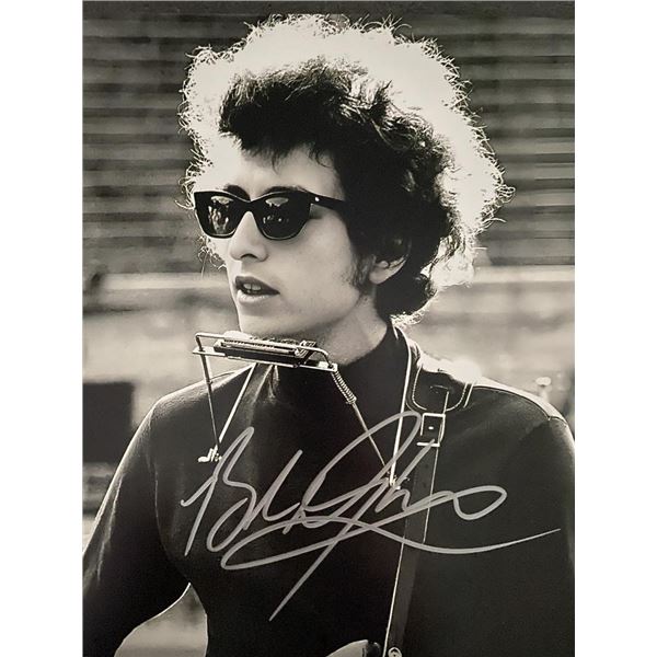 Bob Dylan signed photo