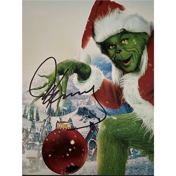 The Grinch Jim Carrey signed photo