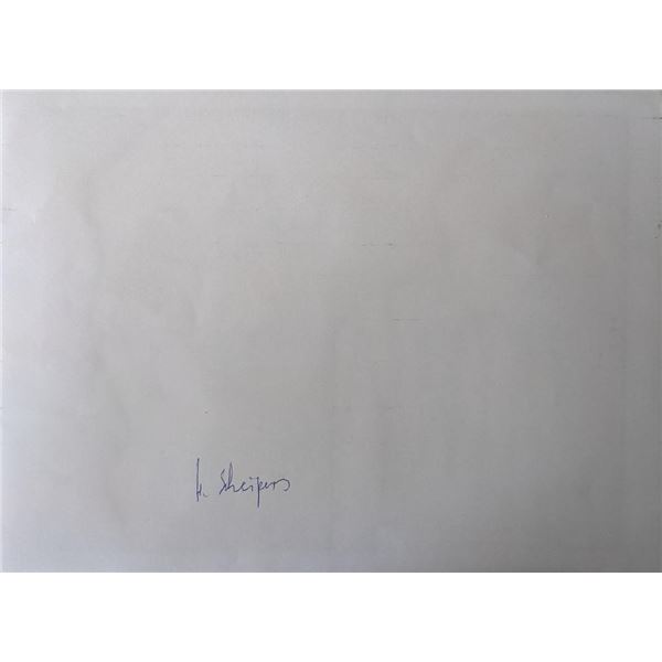 Hermann Joseph Scheipers signed photo