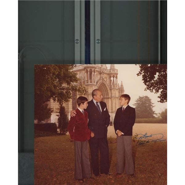 Henri d'Orleans signed photo