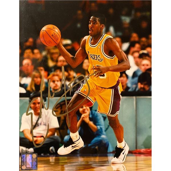 LA Laker Eddie Jones signed photo