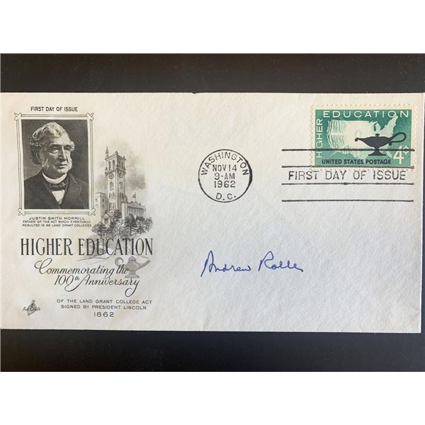 Andrew F Rolle signed first day cover