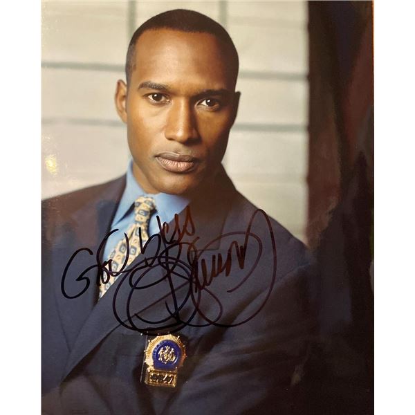 NYPD Blue Henry Simmons signed photo
