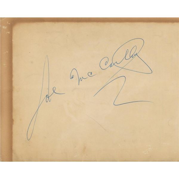 Senator Joseph McCarthy signed political magazine. GFA Authenticated