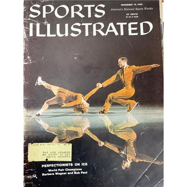 Sports Illustrated Magazine 1958 Barbara Wagner and Bob Paul Issue