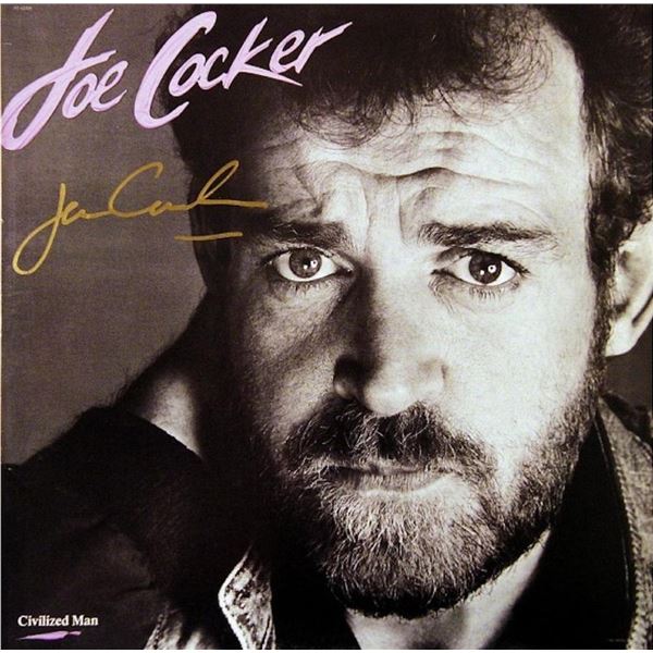 Joe Cocker Civilized Man signed album