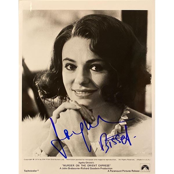 Murder on the Orient Express Jacqueline Bisset signed movie photo
