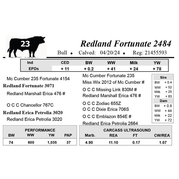 Redland Fortunate 2484