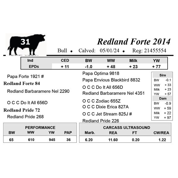 Redland Forte 2014