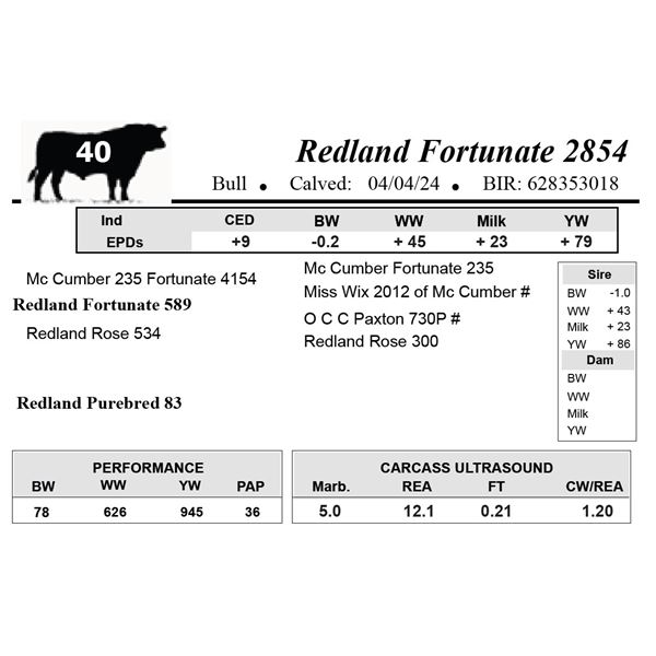 Redland Fortunate 2854
